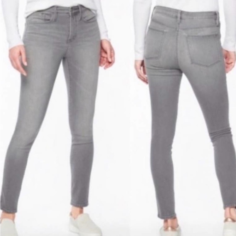 Athleta Sculptek Grey Skinny Jeans - Size 10P